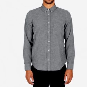 EVERLANE • The Light Corduroy Shirt in Grey Sz M